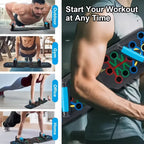 PORTABLE MULTI-FUNCTIONAL PUSH-UP BOARD