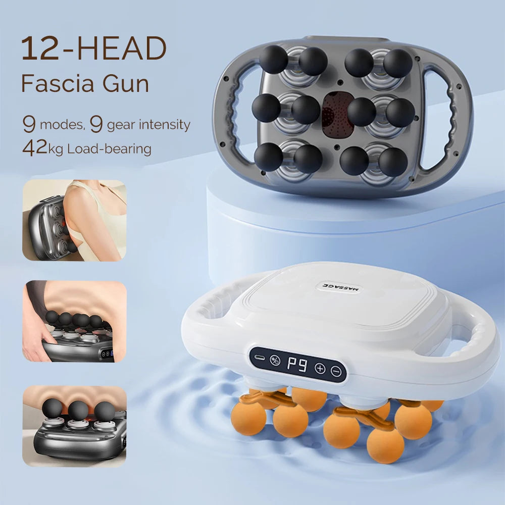 12-HEAD MASSAGE GUN