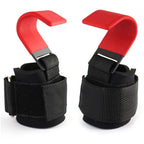 WEIGHT LIFTING HOOK GRIPS WITH WRIST WRAPS