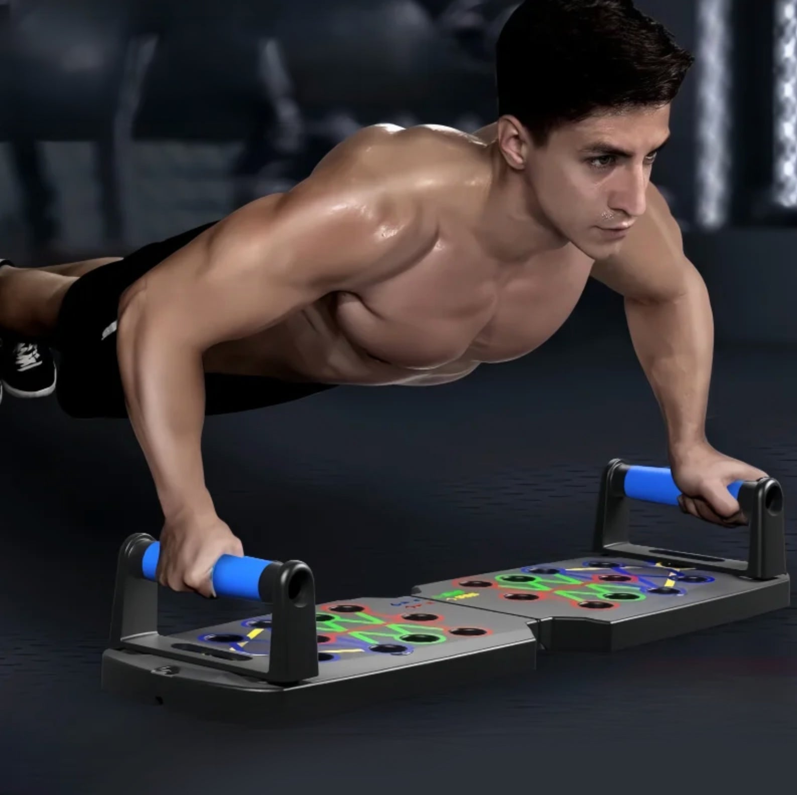 PORTABLE MULTI-FUNCTIONAL PUSH-UP BOARD